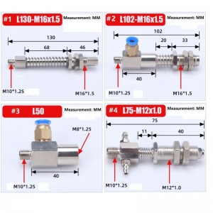 Metal part with sucker for industrial manipulator