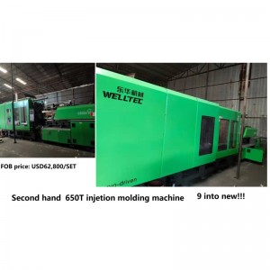 650T 9 into new 2nd hand injection molding machine